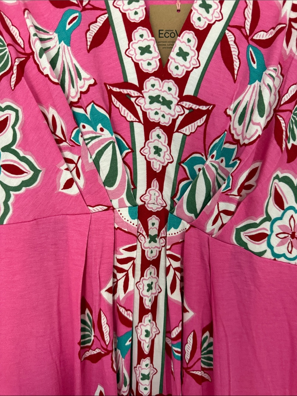 NWT Boden Pink Floral Kimono Maxi Dress - Picture 3 of 7